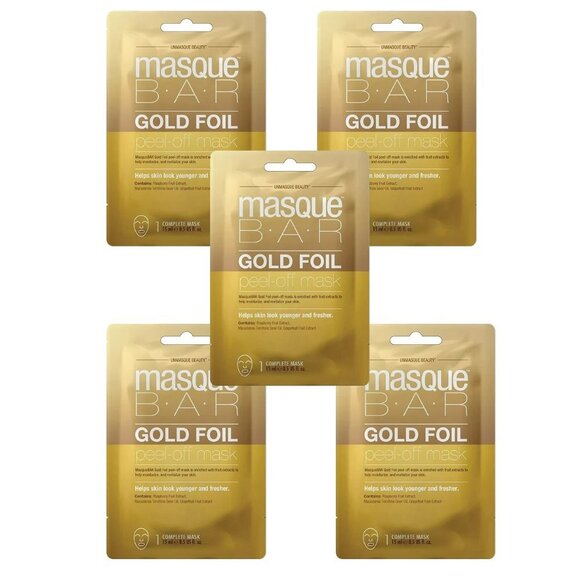 Masque Bar Gold Foil Peel Off Mask - Sachet - 0.41 Fluid Ounce - Picture 1 of 4